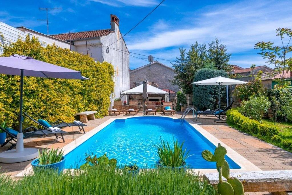 Villa Kazun With Private Pool And Two Gardens Marčana 외부 사진